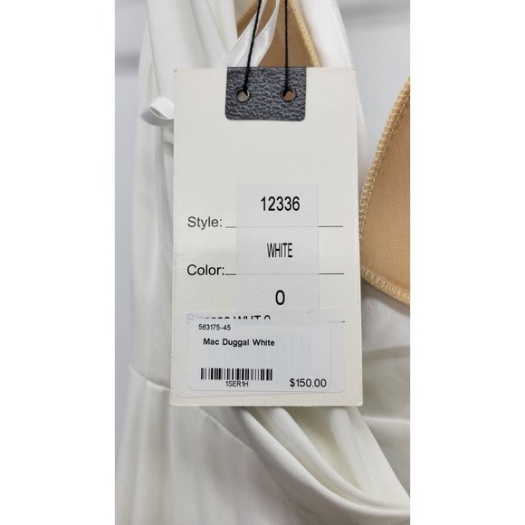 Mac Duggal SLEEVELESS V NECK JERSEY GOWN Size 0 - Picture 8 of 14